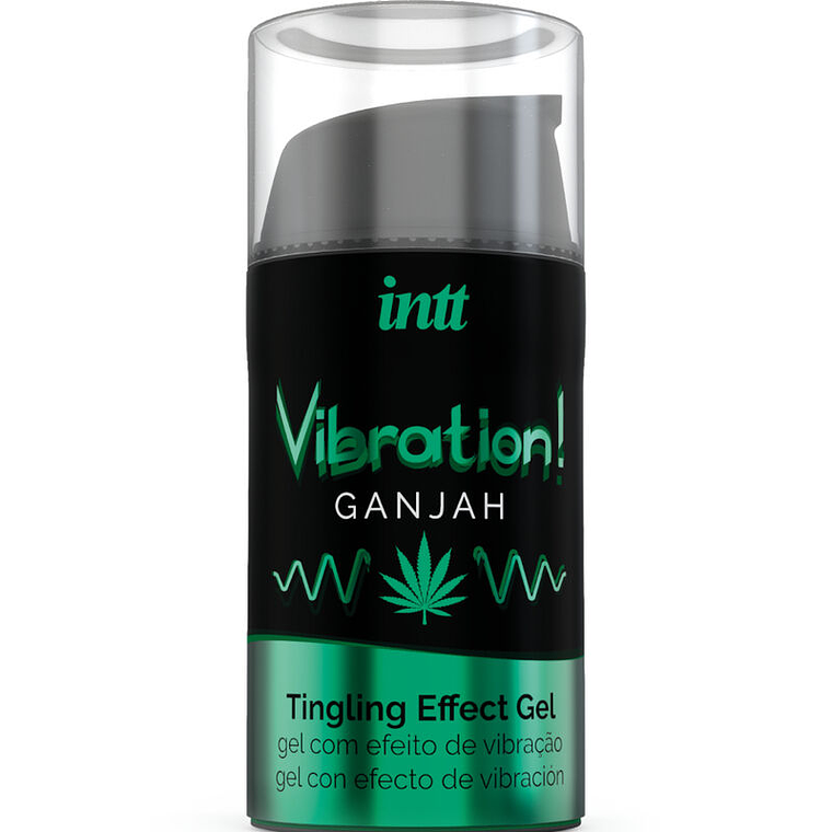 INTT - PODEROSO ESTIMULANTE ÍNTIMO GEL VIBRATÓRIO LÍQUIDO CANNABIS 15ML 1