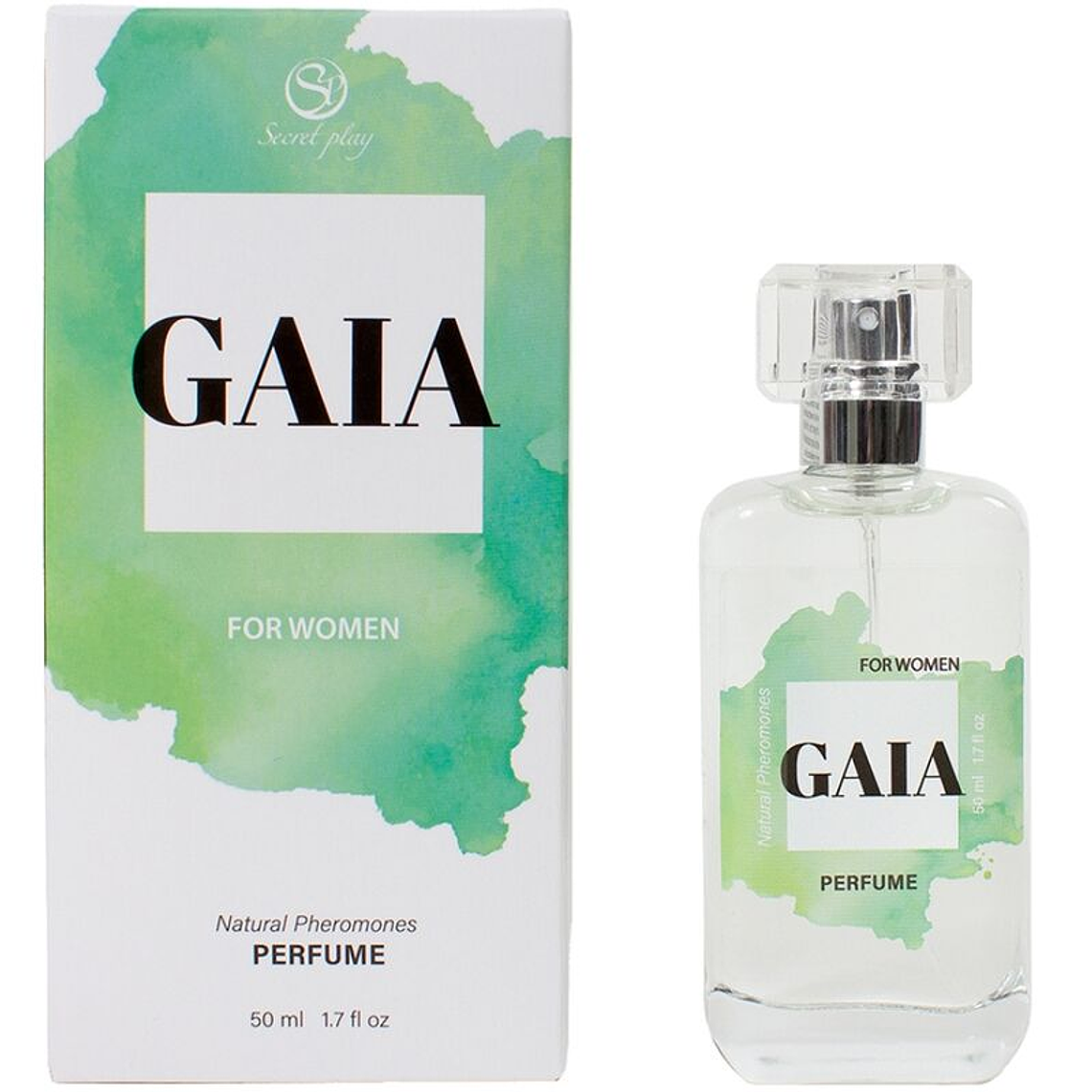 SECRETPLAY - GAIA PERFUME NATURAL FEROMONAS SPRAY PARA MULHERES 50 ML 1
