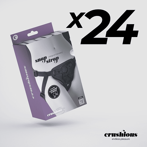 Pack 24 Arnês Universal Ajustável Crushious | Snap Strap com Compartimento
