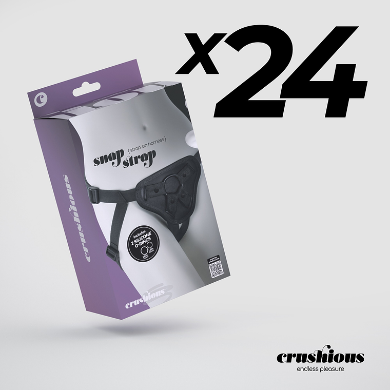 Pack 24 Arnês Universal Ajustável Crushious | Snap Strap com Compartimento 1