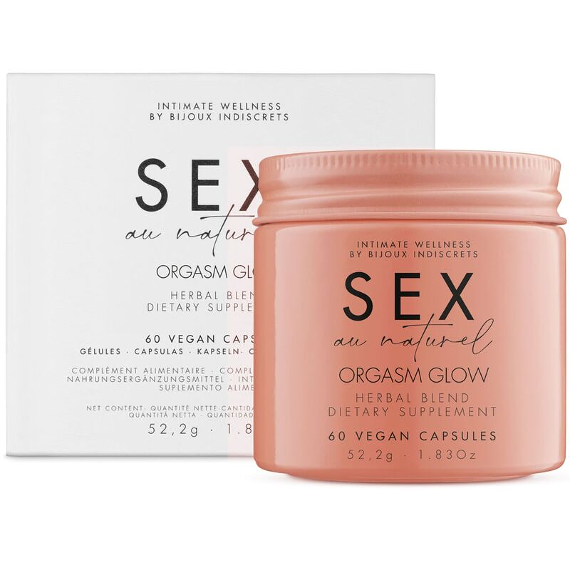 BIJOUX - SUPLEMENTO ALIMENTAR ORGASM GLOW 60 CÁPSULAS 1