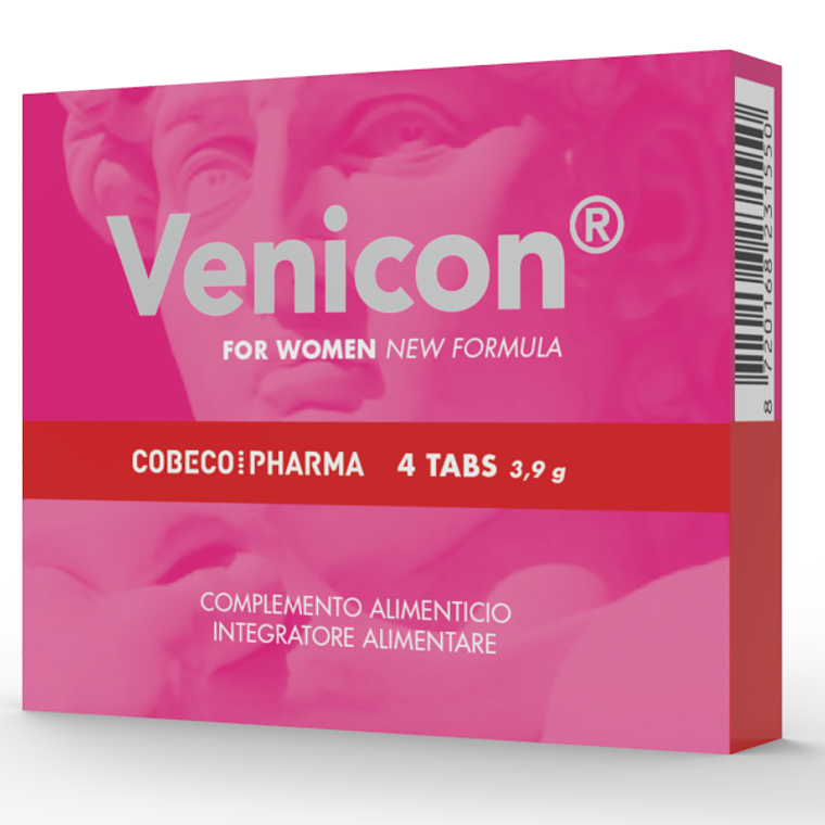COBECO - VENICON SUPLEMENTO PARA LIBIDO FEMININO 4 CÁPSULAS 1