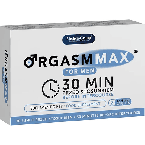 MEDICA GROUP - ORGASM MAX PARA HOMENS - 2 CÁPSULAS