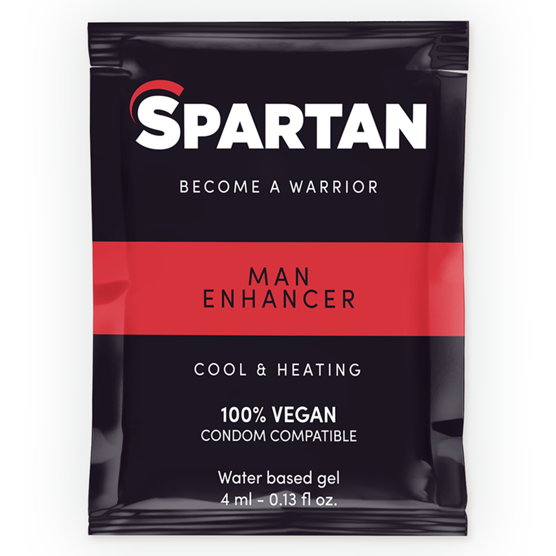 SPARTAN - GEL AUMENTADOR DE EREÇÃO COM EFEITO FRIO QUENTE 100% VEGANO 4ML 1