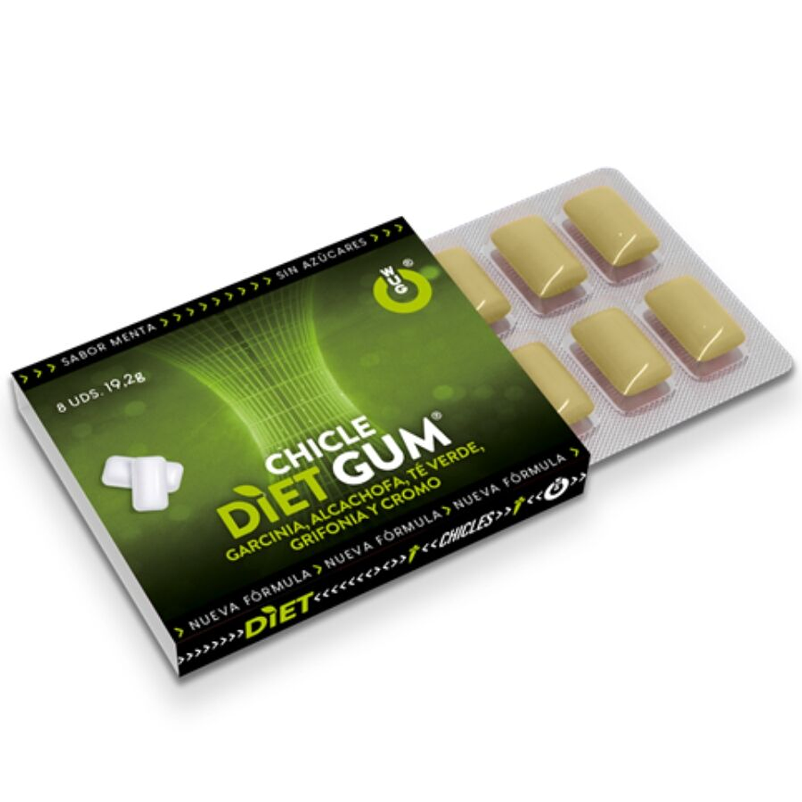 WUG DIET - SUPRESSOR DE APETITE E CONTROLADOR DE DESEJOS 1 X 8 UNIDADES 1