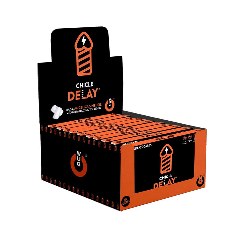 WUG SEX SENSE - RETARDADOR DE EJACULAÇÃO | EXPOSITOR 12 X 8 UNIDADES 1