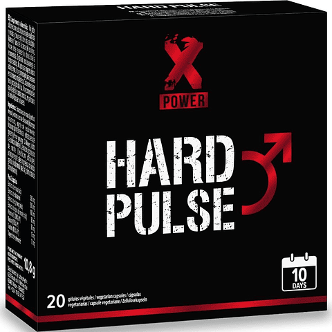 XPOWER - TRATAMENTO EXPRESSO HARD PULSE: EREÇÃO E RESISTÊNCIA POR 10 DIAS - 20 CÁPSULAS