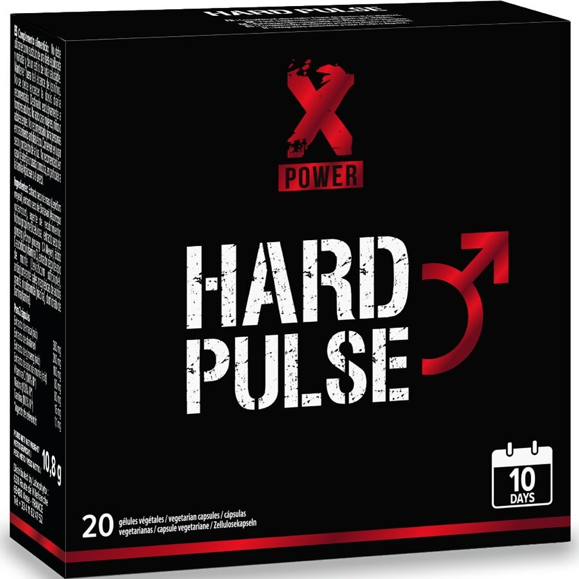 XPOWER - TRATAMENTO EXPRESSO HARD PULSE: EREÇÃO E RESISTÊNCIA POR 10 DIAS - 20 CÁPSULAS 1