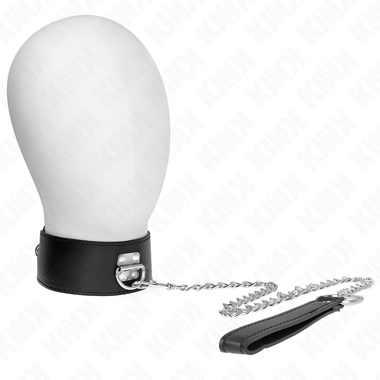 KINK - COLAR COM CINTO 65 CM COM ALÇA LARGA PRETA AJUSTÁVEL 33,5-41 CM X 5 CM 1