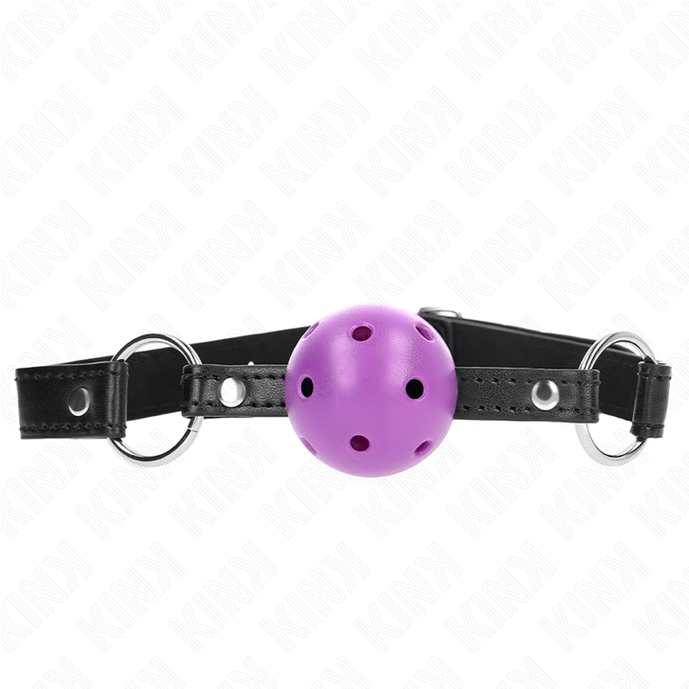 KINK - BOLA ROXA DURO OCA 4,5 CM MORDAÇA 63,5 X 2 CM 1