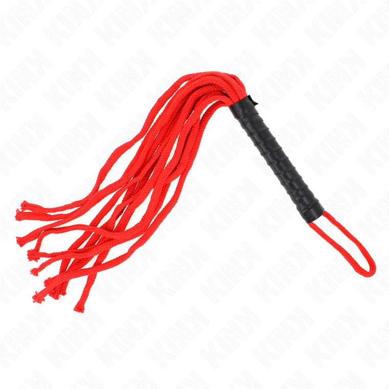 KINK - CHICOTE DE CORDA ROJO 56 CM 1
