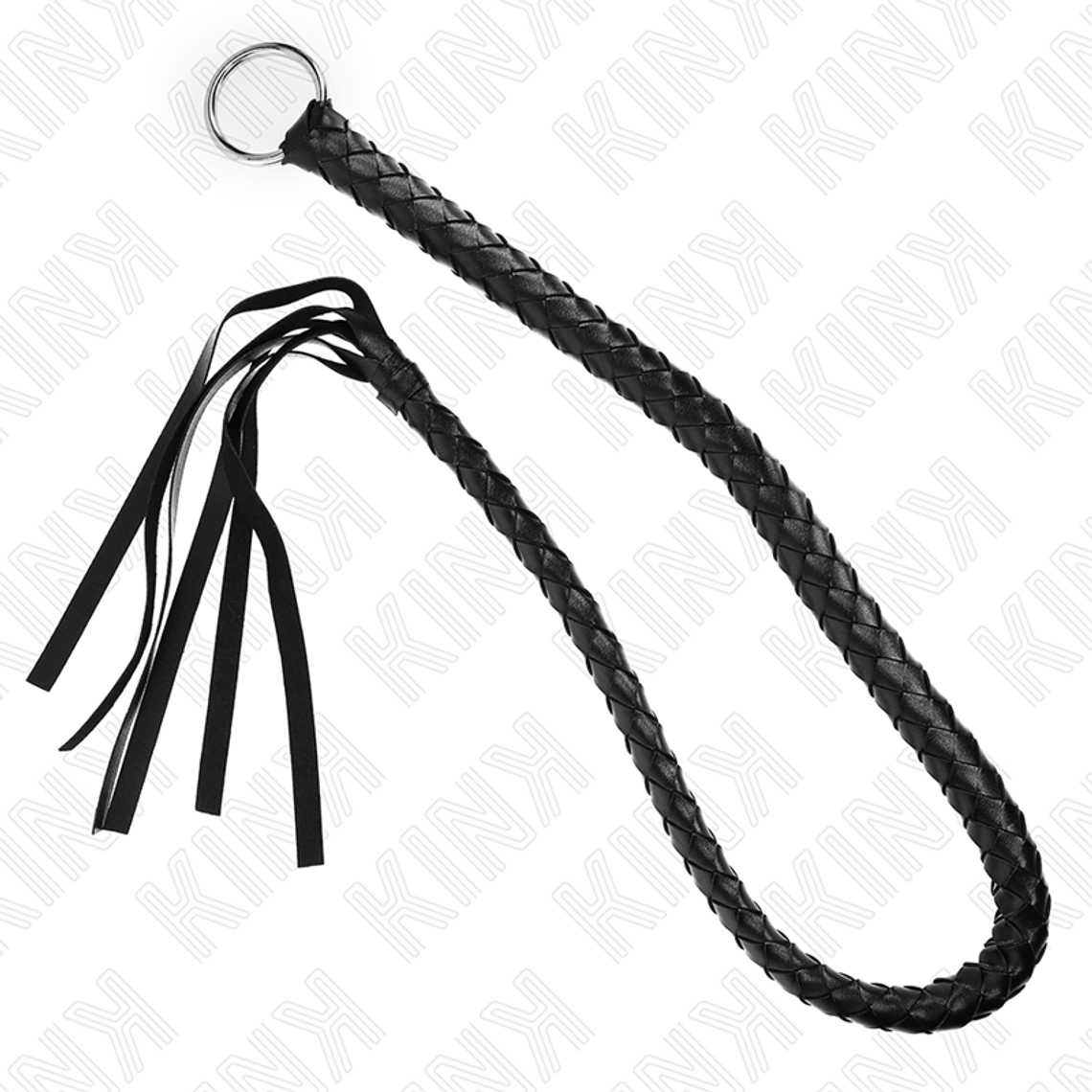 KINK - CHICOTE DE SERPENTE COM ANEL DE MÃO PRETO 65 CM 1