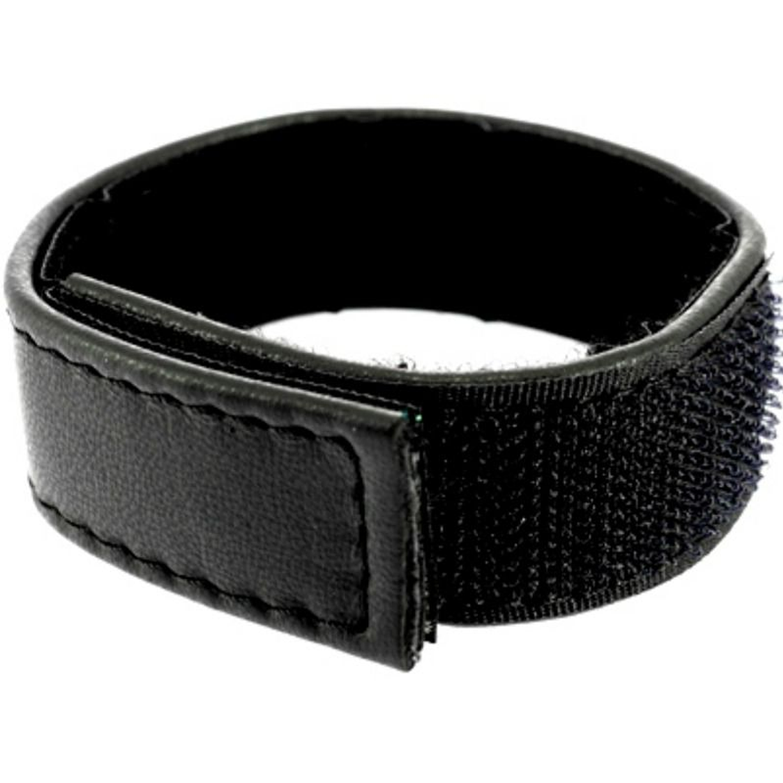 LEATHER BODY - CINTA DE COURO AJUSTVEL COM VELCRO PARA PÊNIS PRETO 1
