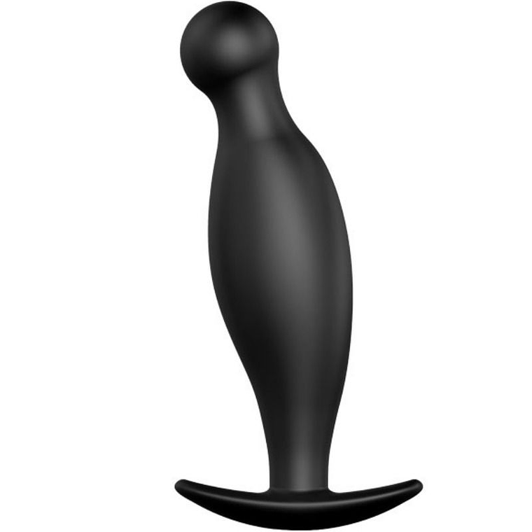 PRETTY LOVE - PLUG ANAL DE SILICONE 11.7 CM PRETO 1