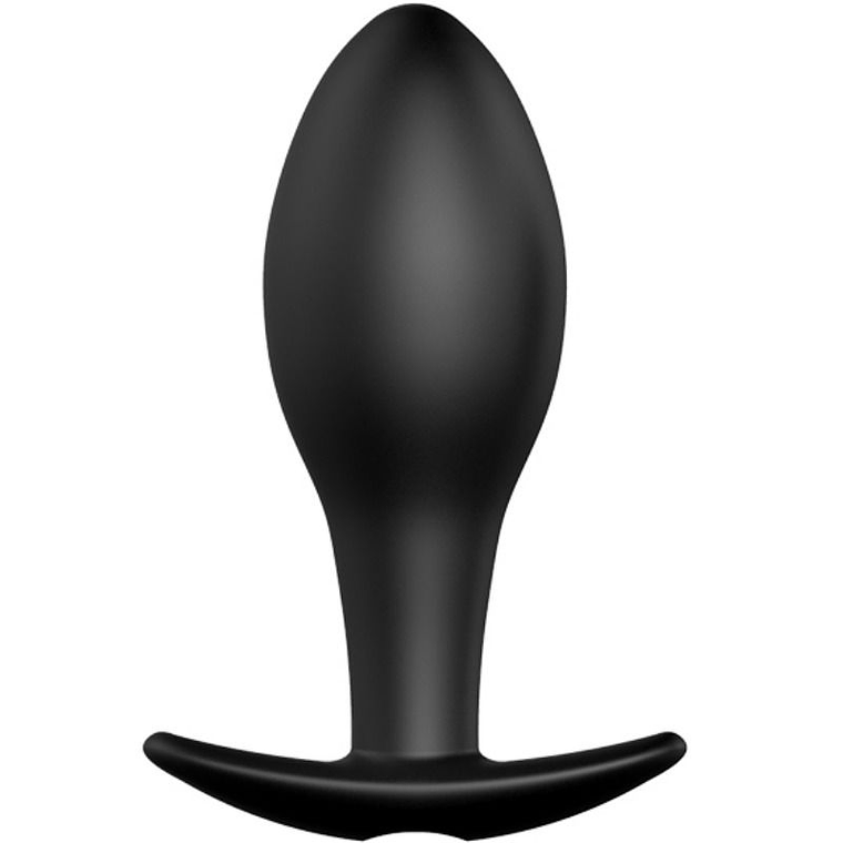 PRETTY LOVE - PLUG ANAL NCORA FORMA SILICONE 12 MODOS DE VIBRAO PRETO 1