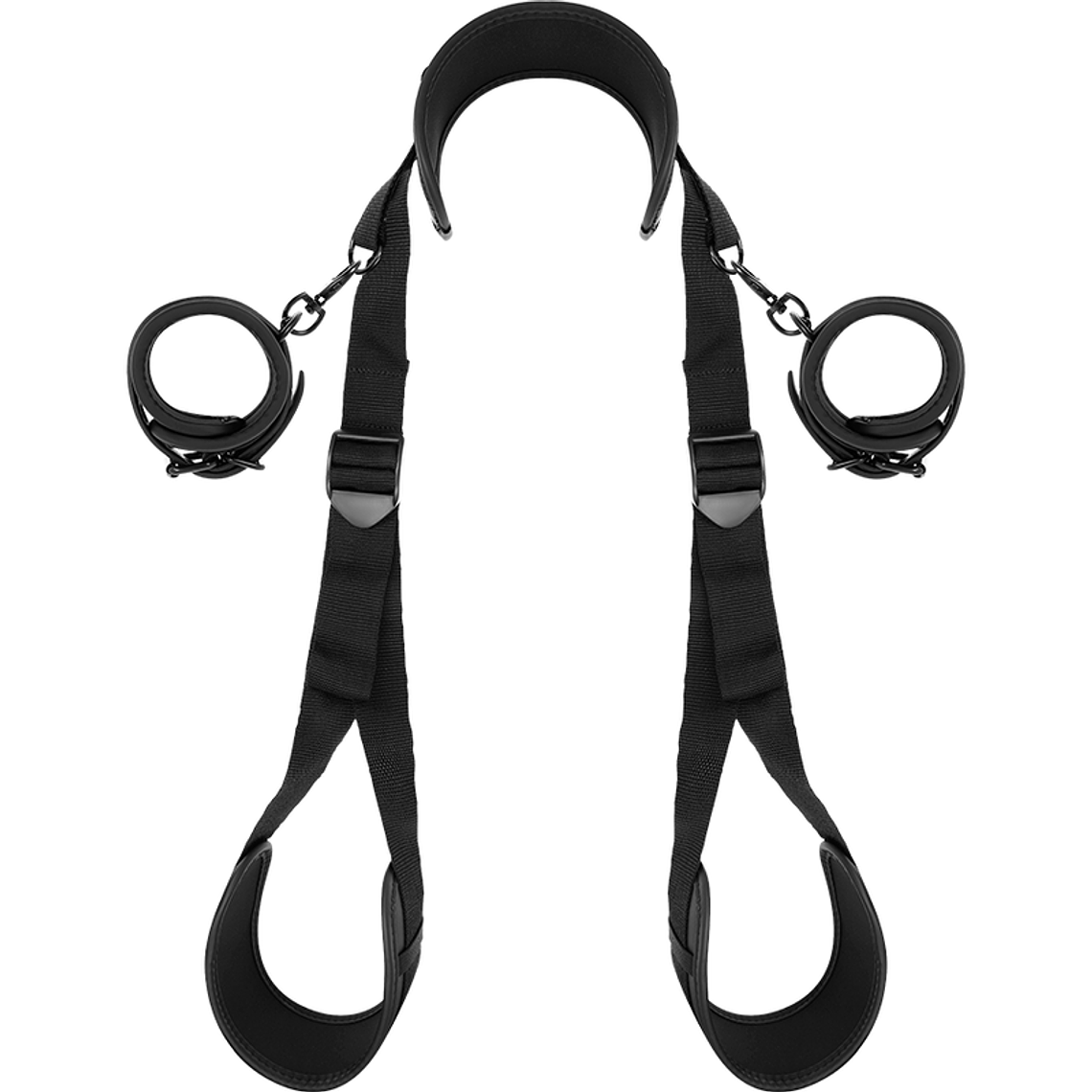 FETISH SUBMISSIVE - POSIÇÃO DE PERNAS ABERTAS COM ALGEMAS DE FORRO DE NOPRENE 1