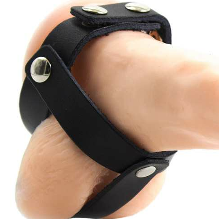 GAIOLA DE BOLAS DE COURO FETICHE OHMAMA 1