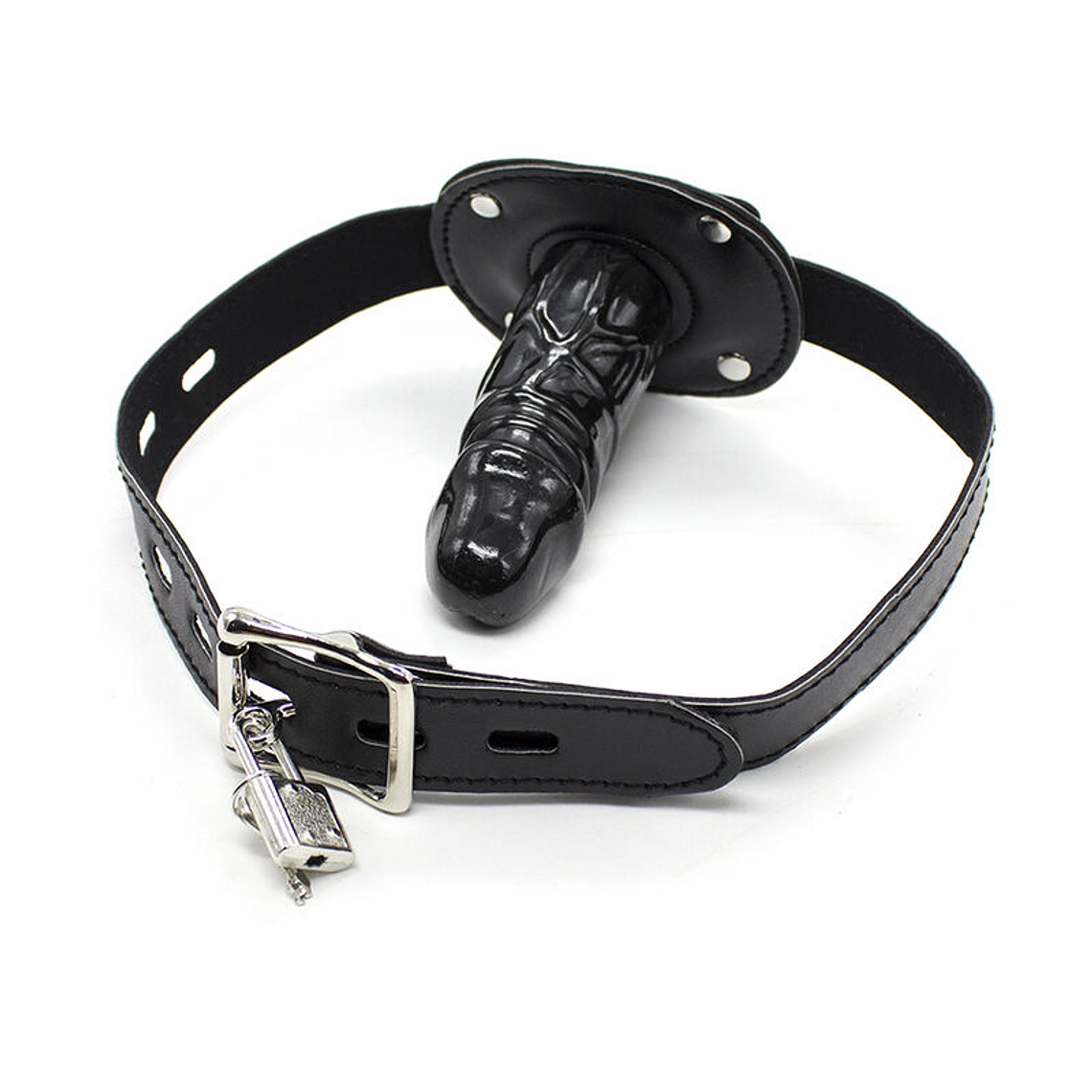 OHMAMA FETISH - TPE PÊNIS GAG COM CADEADO L 1