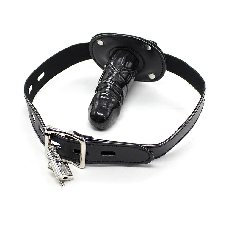 OHMAMA FETISH - TPE PÊNIS GAG COM CADEADO L 1