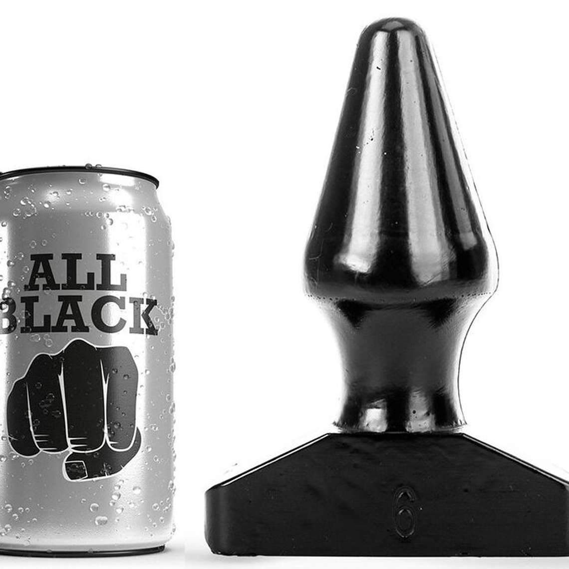 ALL BLACK - PLUG ANAL 15,5 CM 1