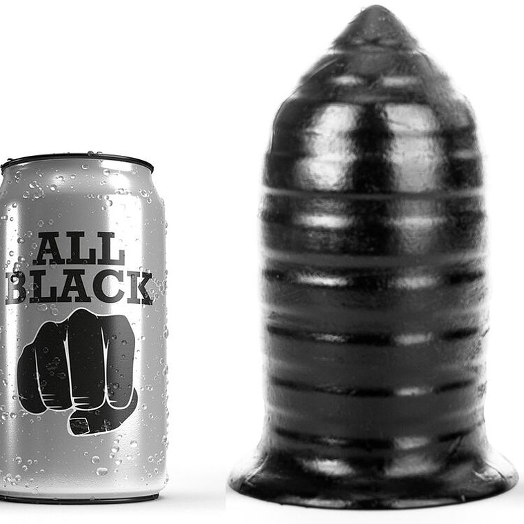 ALL BLACK - PLUG ANAL 16 CM 1