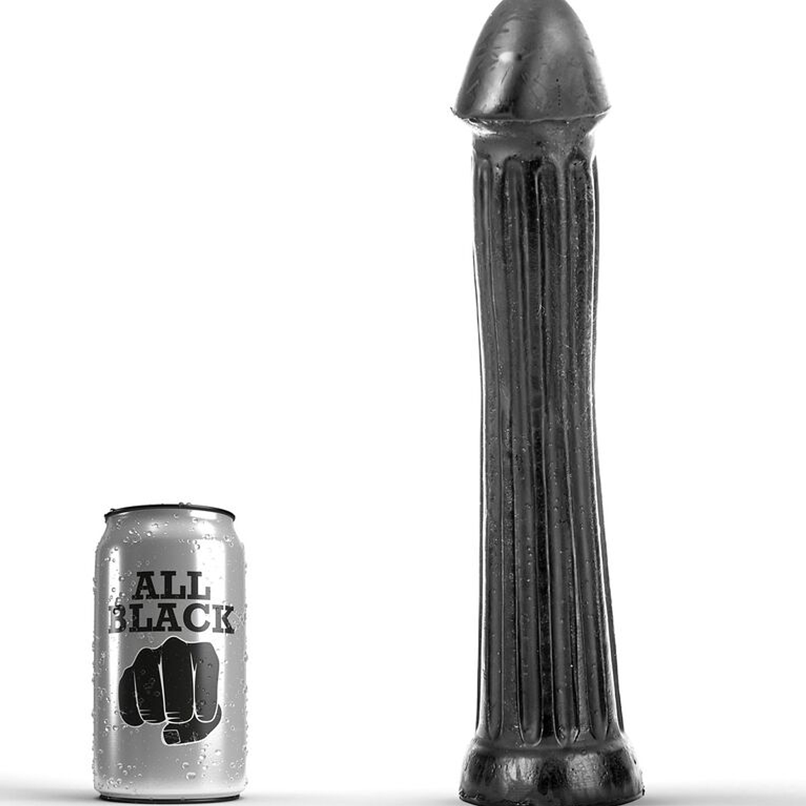 ALL BLACK - PLUG DILDO 31 CM 1