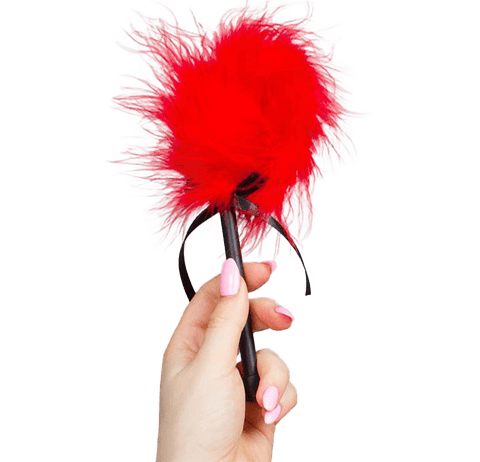 SECRETPLAY - ESPANADOR MARABOU VERMELHO