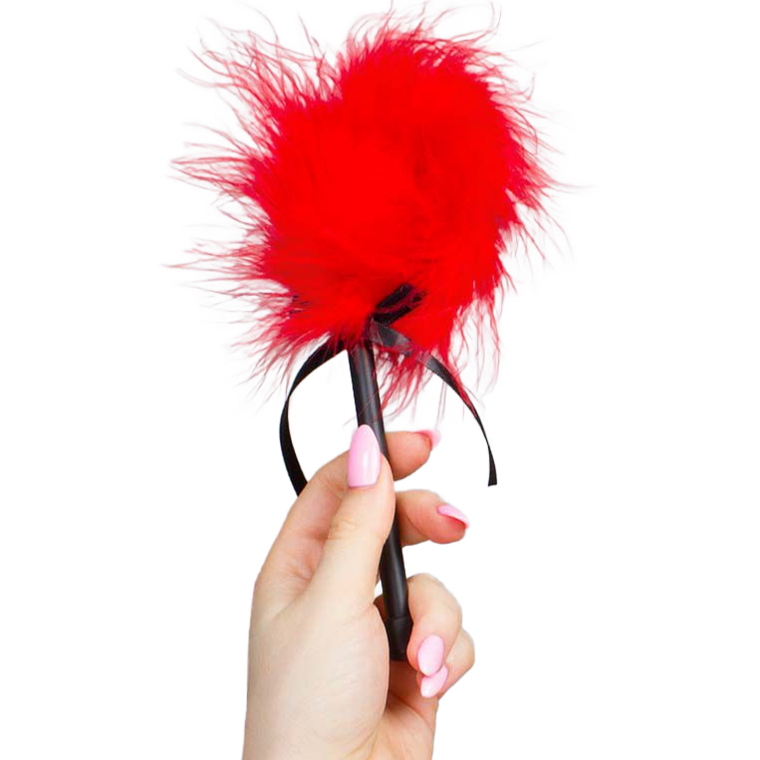 SECRETPLAY - ESPANADOR MARABOU VERMELHO 1