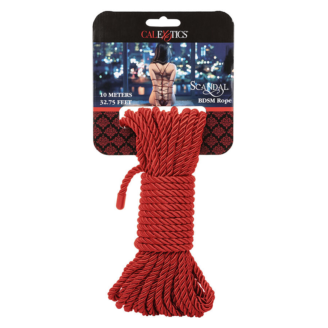 CALEXOTICS - SCANDAL CORDA BDSM VERMELHA 10 M 1
