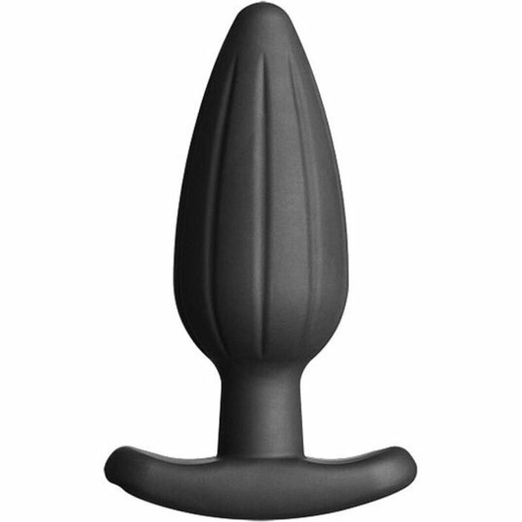 ELECTRASTIM - PLUG ANAL DE SILICONE PRETO ROCKER GRANDE 1
