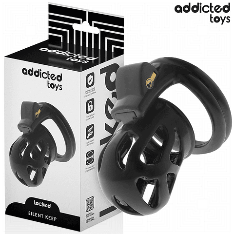 ADDICTED TOYS LOCKED - GAIOLA PARA PÊNIS SILENT KEEP 7,5 CM