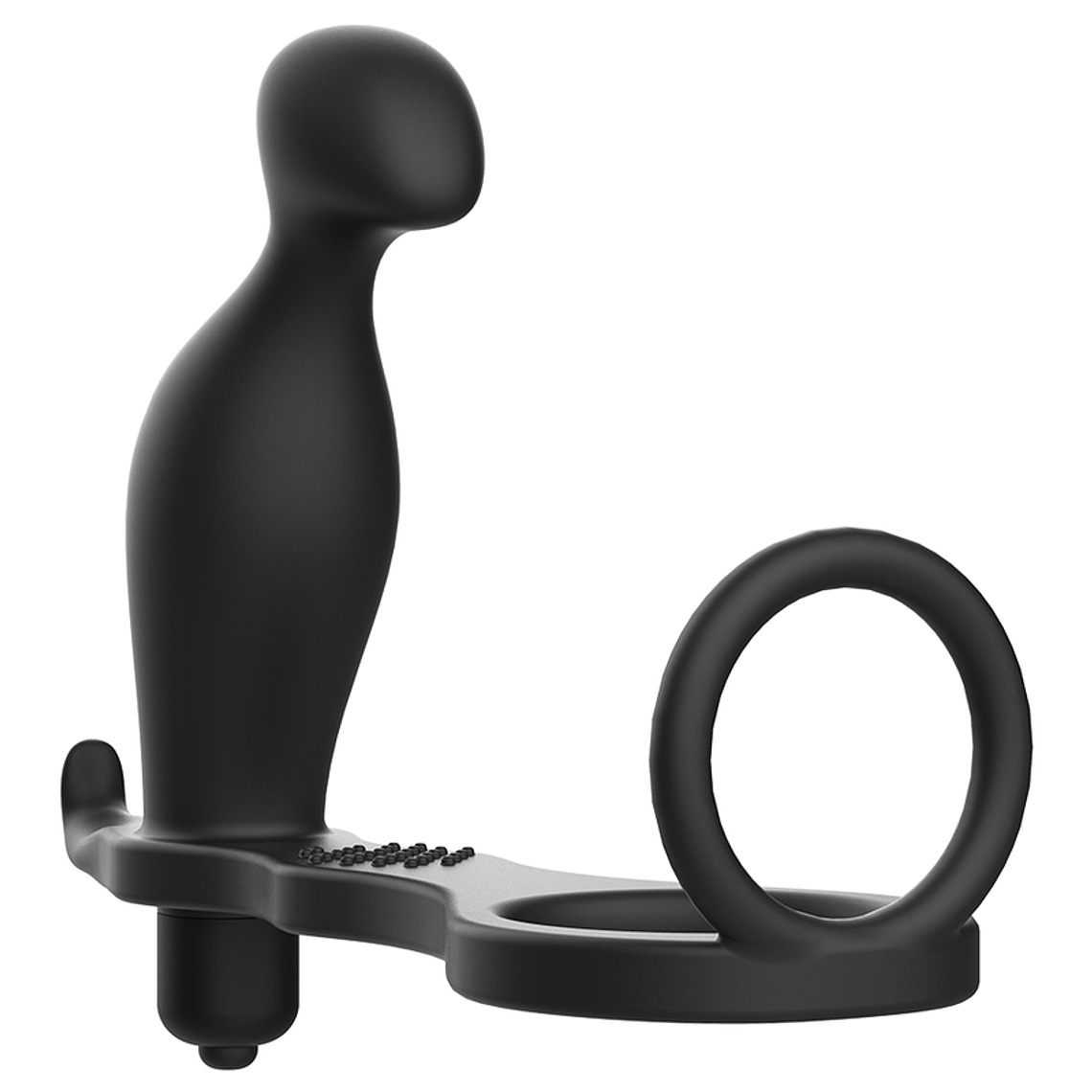 ADDICTED TOYS - PLUG ANAL - COM ANEL DE SILICONE PRETO 12 CM 1