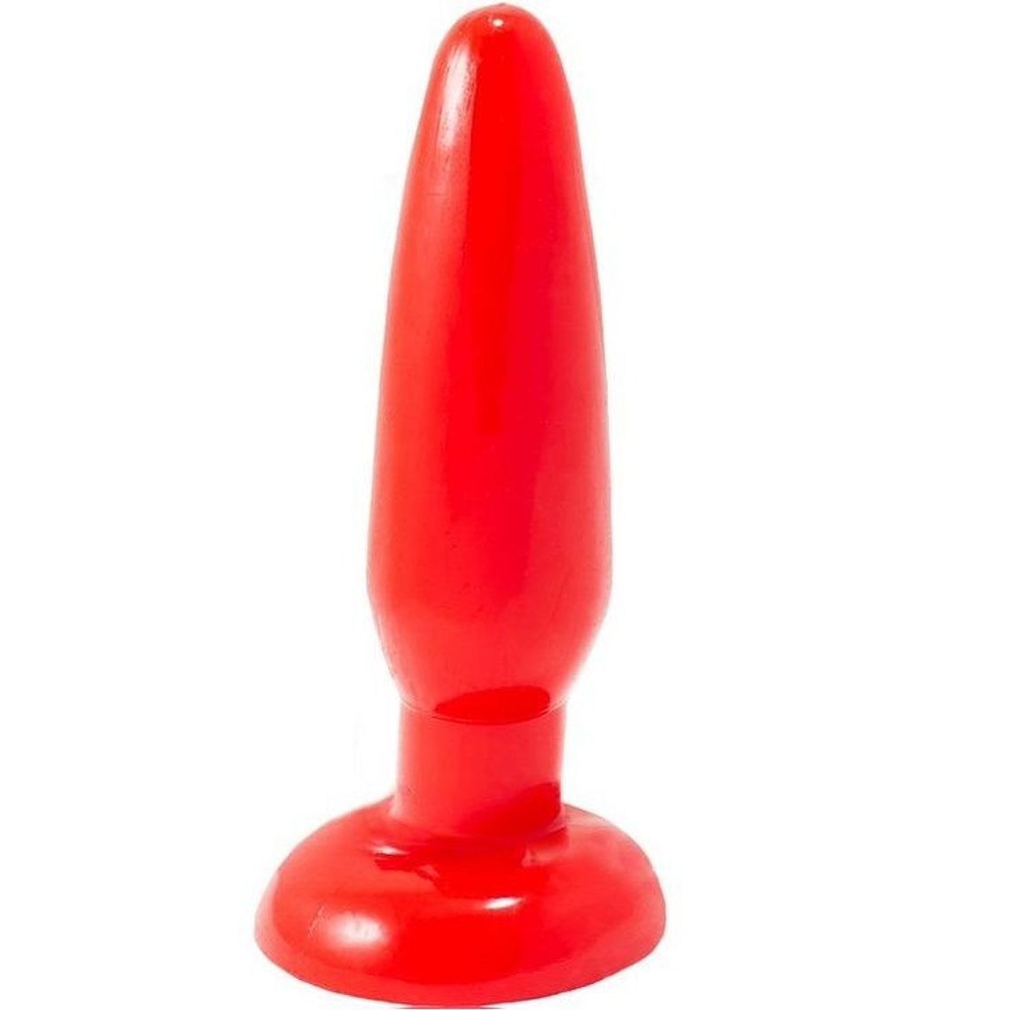 BAILE - PLUG ANAL PEQUENO VERMELHO 15 CM 1