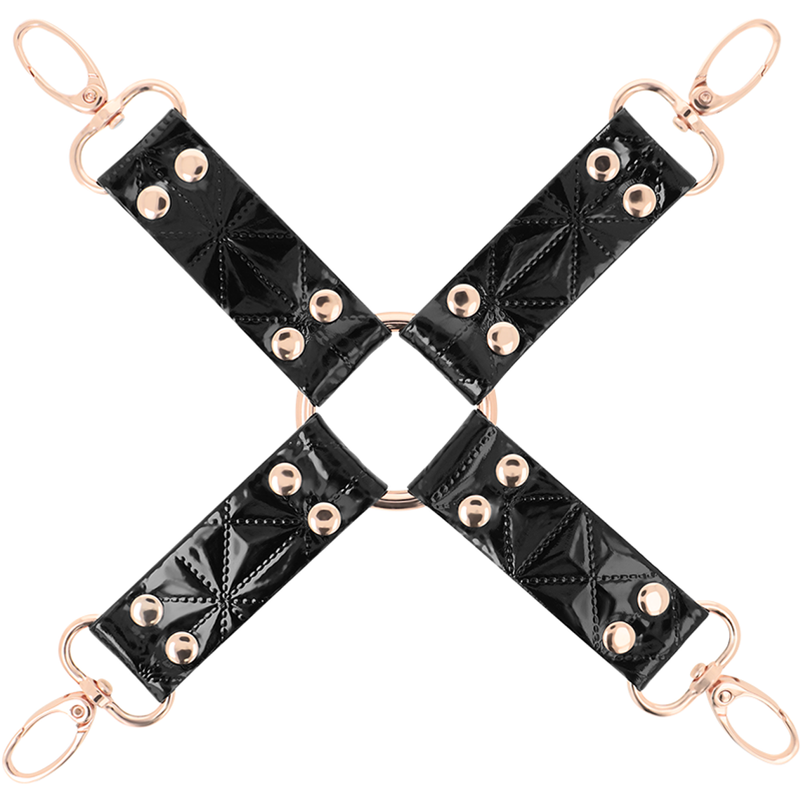 BEGME - BLACK EDITION HOG TIE DE COURO VEGANO 1