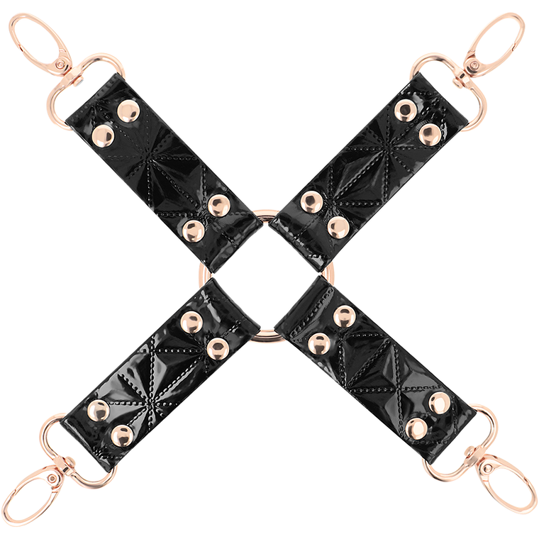 BEGME - BLACK EDITION HOG TIE DE COURO VEGANO 1