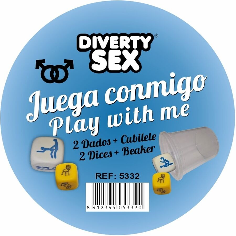 DIABLO PICANTE - JOGO DE DADOS LUGAR + POSIÇÕES PARA HOMENS COM COPO 1