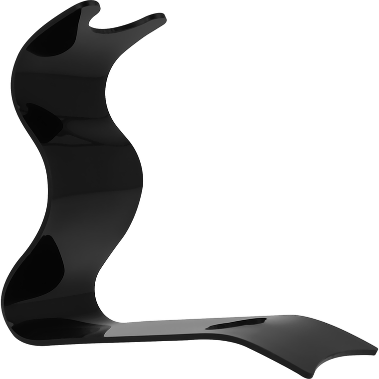 DREAMLOVE - EXPOSITOR ACRÍLICO PRETO GRANDE 15,0 x 14,5 CM 1