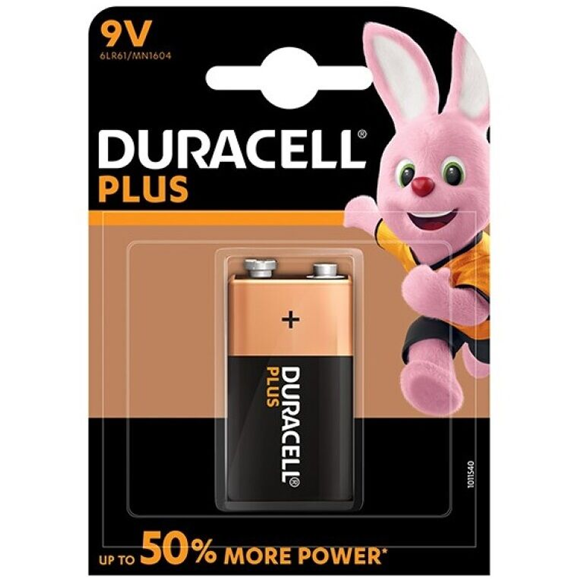 DURACELL - BATERIA PLUS POWER 9V LR61 1UNIDADE 1