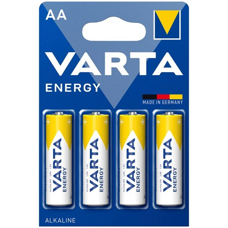 VARTA - PILHA ALCALINA ENERGÉTICA AA LR6 BLISTER*4 1