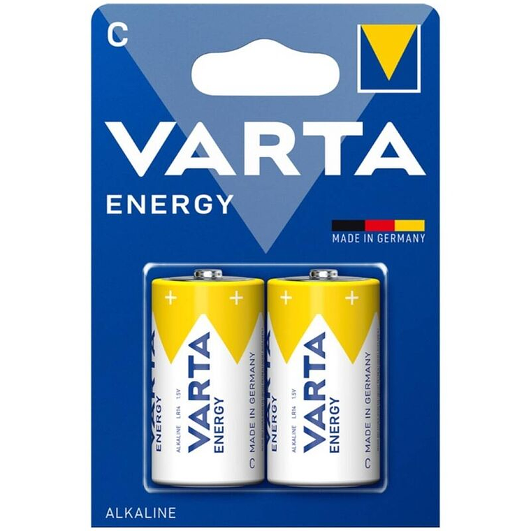 VARTA - PILHA ALCALINA ENERGÉTICA C LR14 BLISTER*2 1