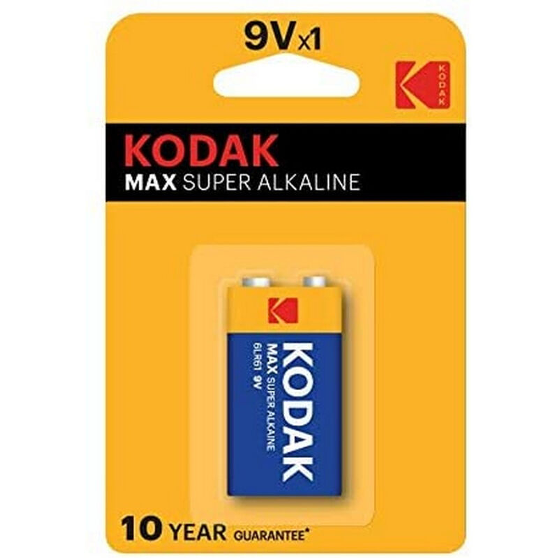 KODAK - BATERIA ALCALINA MAX 9V LR61 1