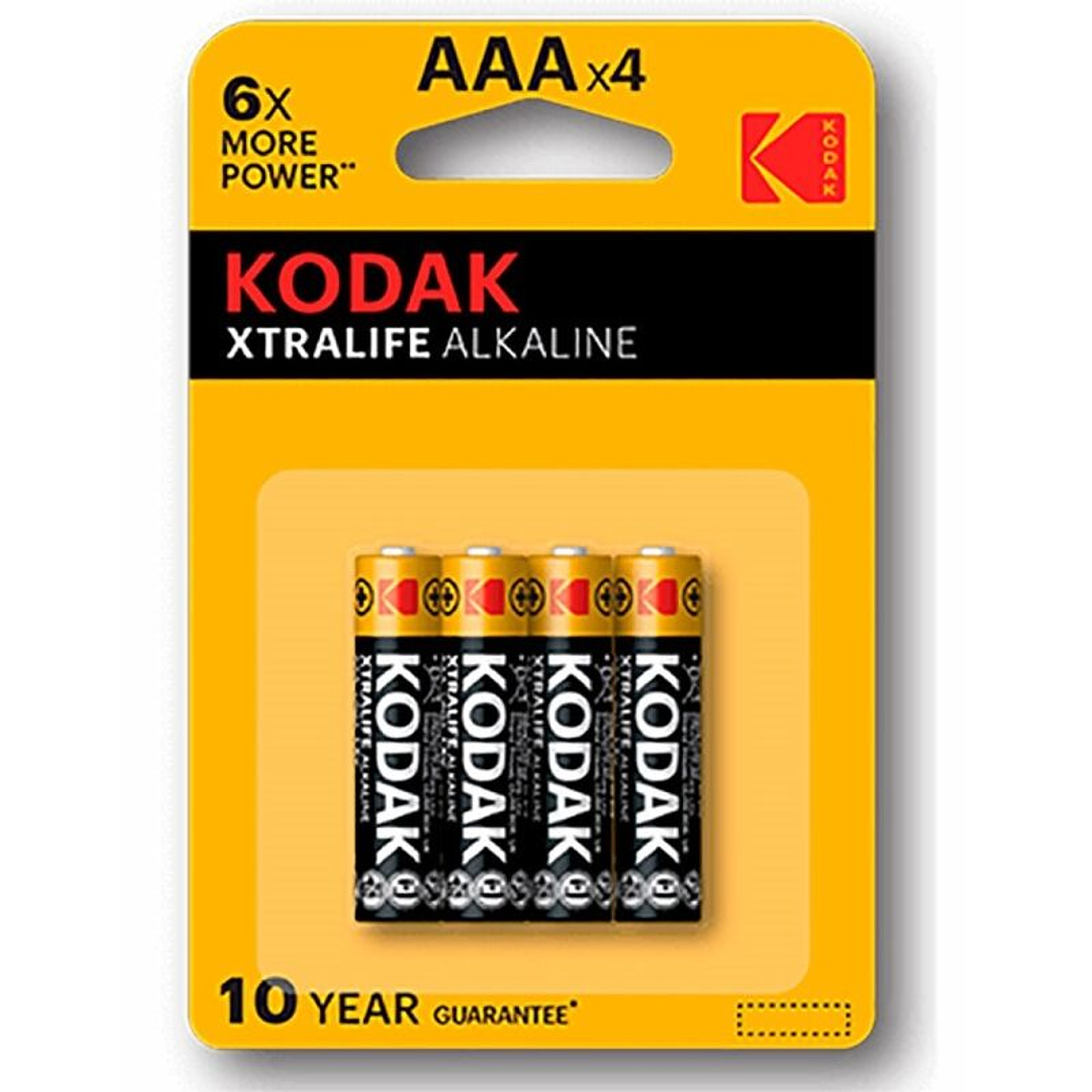 KODAK - BATERIA ALCALINA XTRALIFE AAA LR03 * 4 1