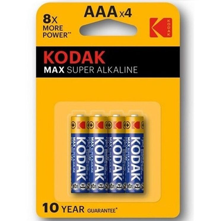 KODAK - BATERIA SUPER ALCALINA MAX AAA LR03 * 4 1