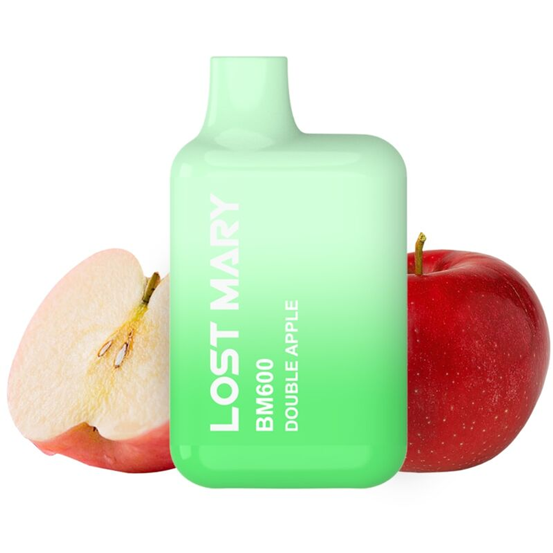 LOST MARY - BM600 NICOTINE VAPER 2% DESCARTÁVEL DUPLO APPLE 1
