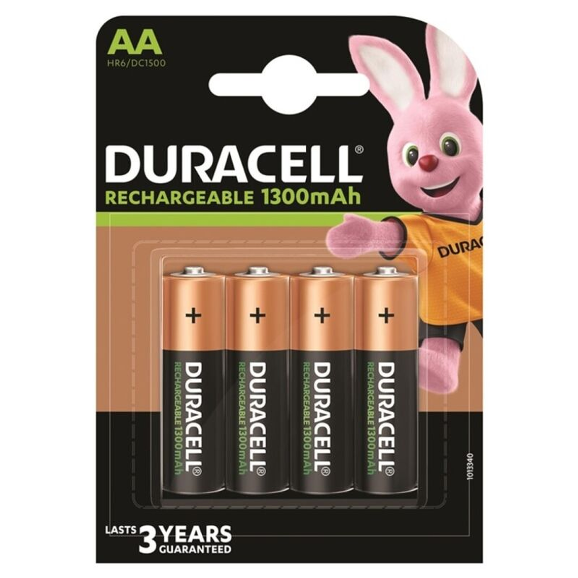 DURACELL - BATERIA RECARREGVEL HR6 AA 1300mAh 4 UNIDADE 1