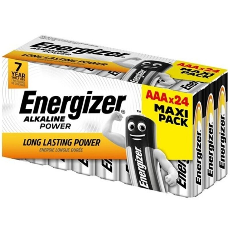 ENERGIZER - ALKALINE POWER PILHA AAA ALCALINA LR03 CAIXA*24 (3 CAIXAS*8 BATERIAS) 1