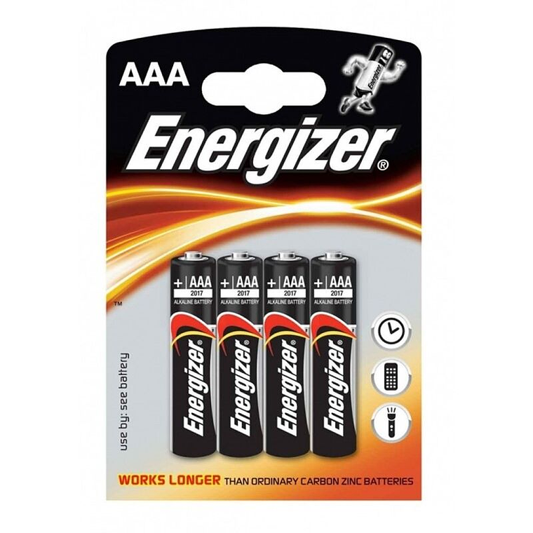 ENERGIZER - BATERIA ALCALINA AAA LR03 *4 1