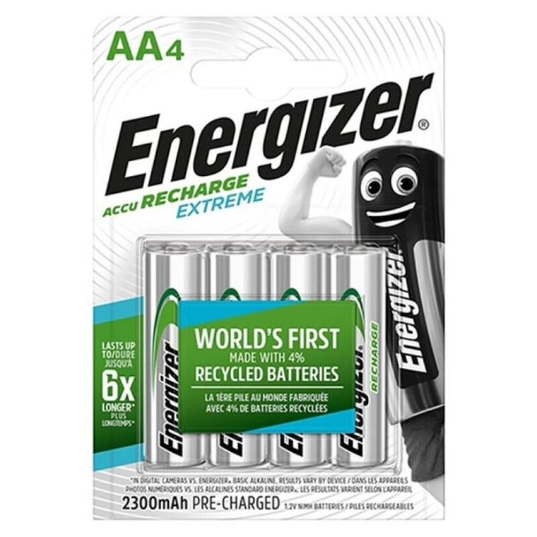 ENERGIZER - BATERIA RECARREGVEL EXTREME HR6 AA 2300mAh 4 UNIDADE 1