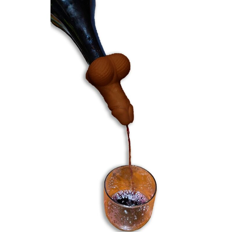 DIABLO PICANTE - DECANTADOR DE VINHO EM FORMA DE PÊNIS MULATO 1