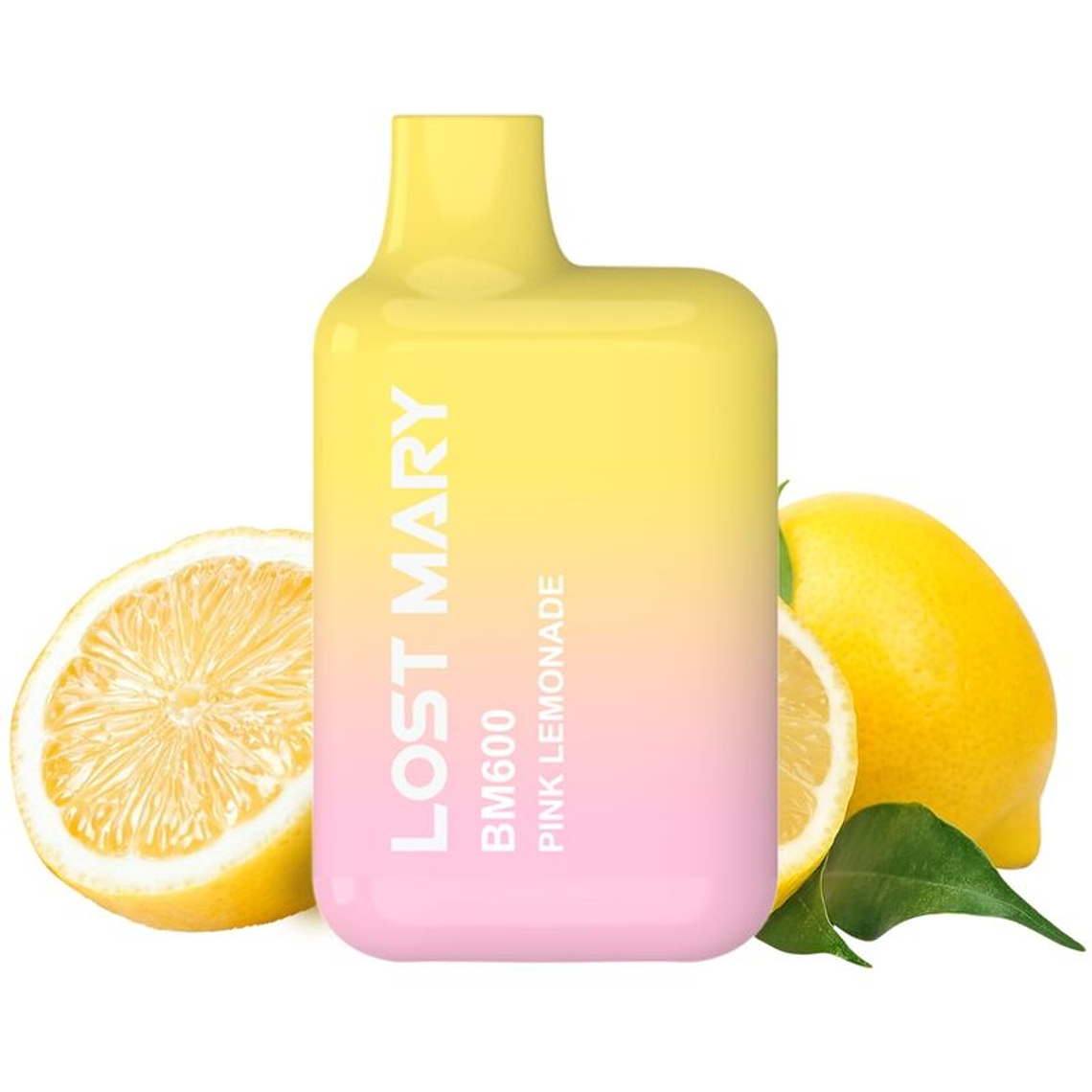 LOST MARY - BM600 NICOTINE VAPER 2% DESCARTÁVEL ROSA LIMONADA 1